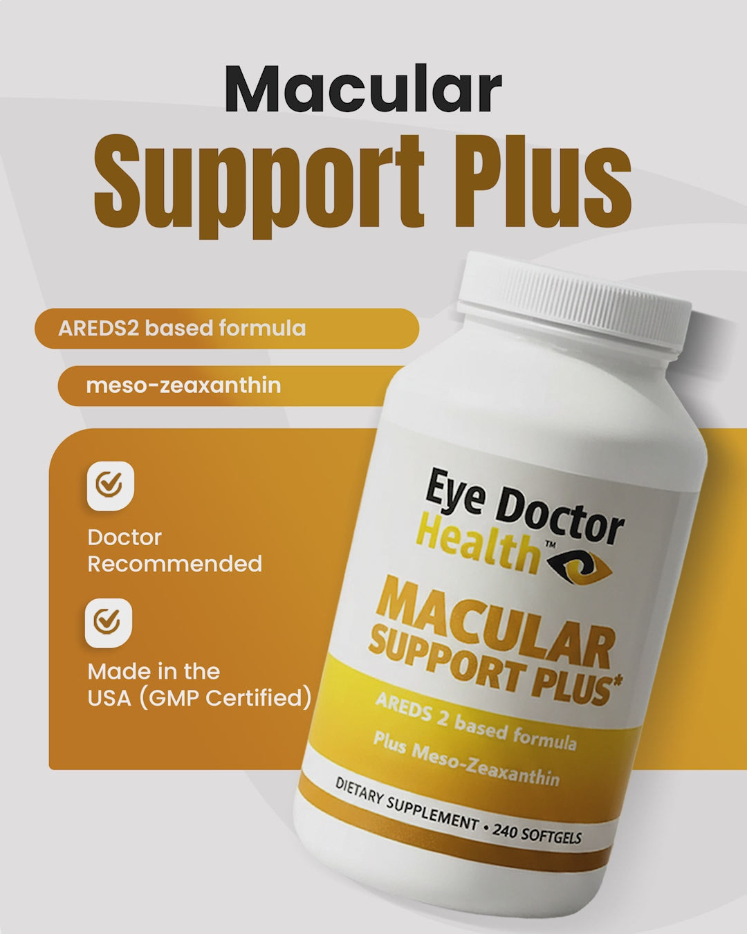 Macular Support Plus: 2 month supply
